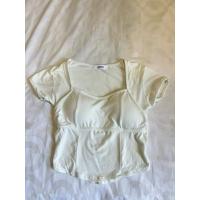 ราคา เสื้อครอปสีขาวมีฟองน้ำแขนสั้น (27989659969)