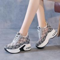 ราคา รองเท้ากีฬาลําลอง ส้นหนา ผ้าตาข่าย เสริมส้น แฟชั่นสําหรับคุณพ่อ (25501624207)