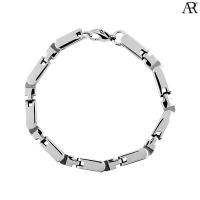 ราคา ANGELINO RUFOLO Bracelet ดีไซน์ Edge Chain สร้อยข้อมือผู้ชาย Stainless Steel 316L(สแตนเลสสตีล)คุณภาพเยี่ยม สีเงิน (7846682400)
