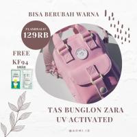 ราคา Zara UV ACTIVATIONS CHAMPION BAG CAN CHANGE สีฟ้าและสีชมพู (29325734815)