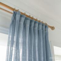 ราคา ทึบแสงผ้ากอซสีขาวม่านหน้าจอหน้าต่างอ่าวหน้าต่างโปร่งใสห้องนั่งเล่นคนกึ่งทึบระเบียงผ้ากอซหนาเจาะฟรีผลิตภัณฑ์สําเร็จรูป 5อิมคิว (42476774630)