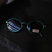 ราคา แว่นตาวินเทจ แว่นตากันแดด เก่าเก็บยุค 90s รุ่น Green Day Sun กรอบสีเขียว ทรงรีมน เลนส์กันแดดสีดำ วินเทจแท้​ หายาก​ (18534262506)