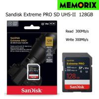 ราคา SanDisk Extreme PRO SD 128GB UHS-II V90 Memory Card (SDSDXDM-128G-GN4IN) อ่านและเขียน 300MB/s , V90, 8K, 4K (41751801015)