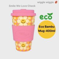 ราคา แก้ว Eco Bambu - Smile We Love Check-wiggle Wiggle 400ml (49950796005)