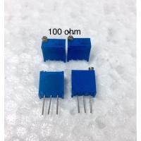 ราคา 10ชิ้น Trimpot 100 ohm (101) +-10% 0.5W 25 Turns 100 โอห์ม 0.5 วัตต์ ค่าความผิดพลาด +-10% ตัวต้านทานแบบปรับค่าได้ (8947201575)