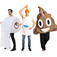 ราคา ❤พร้อมส่ง❤ชามห้องน้ำตลกของผู้ชายชุดคอสเพลย์สำหรับฮัลโลวีน ชุดกระดาษทิชชู ชุดอุนจิชุดคอสเพลย์ชุดคอสตูมชุดแฟนซี เหมาะสำหรับการแสดงบนเวทีและงานปาร์ตี้ (40561551553)
