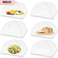 ราคา ถุงเครื่องดูดควันผัก,ฝาครอบอาหารป้องกันแมลงวันสีขาว,ผ้าคลุมโต๊ะแบบพับได้มัลติฟังก์ชั่นฝาครอบแมลงสําหรับกลางแจ้ง (48703023928)