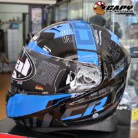 ราคา หมวกกันน็อค Real Helmets รุ่น Cosmo Android สีน้ำเงิน ((เปิดคางได้))((มีแว่น)) (1806742417)