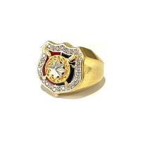 ราคา แหวนผู้ชาย แหวนเงินแท้925 แหวน นายร้อยตำรวจ นายร้อยเงินNEw (13613079940)