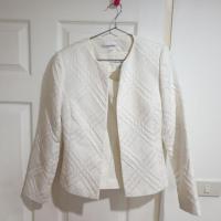 ราคา Set สูท Calvin Klein สีขาว offwhite พร้อมเสื้อตัวใน (2154264613)