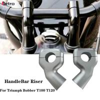 ราคา Motorcycle Accessories Handlebar Bar Riser Clamps Adapter For Triumph Bobber T100 T120 Speed Twin B (45202419389)