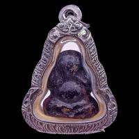 ราคา K059 พระปิดตา หลวงปู่เอี่ยม วัดสะพานสูง ปี 39 เนื้อ ผงชุบรัก เลี่ยม กรอบพระ โบราณ 5x3 (24497707094)