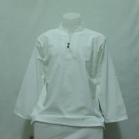 ราคา เสื้อผ้าฝ้ายผู้ชายแขนยาวแต่งกระดุมกะลา (23467846196)