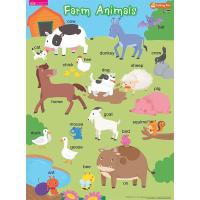 ราคา MISBOOK โปสเตอร์พลาสติก Farm Animals (ใช้กับ Talking Pen) (4715144851)