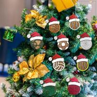 ราคา พวกคุณ-คริสต์มาสกีฬาเครื่องประดับไม้กีฬาบอลแขวนเครื่องประดับบาสเกตบอลเบสบอลวอลเลย์บอลเทนนิสชั้นไม้ (27370815853)