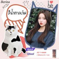 ราคา Berina เบอริน่า สีย้อมผม A2 สีน้ำตาลเข้ม สีแบบธรรมชาติ ใบหน้าดูอ่อนหวานและสว่าง [B1101] (1902113690)