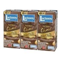 ราคา แลคตาซอย โกลด์ซีรีย์ นมถั่วเหลืองยูเอชที รสช็อกโกแลต เอ็กซ์ตร้า ช็อกโก 180 มล. แพ็ค 3 (44224488276)