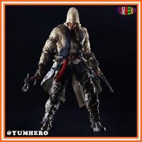 ราคา Play Arts Kai โมเดล ฟิกเกอร์ คอนเนอร์ เคนเวย์ อัสแซสซินส์ ครีด Figure Assassin's Creed III 3 Connor Kenway Video Game (1670669353)