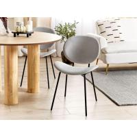 ราคา เก้าอี้ทานข้าวโมเดิร์น เก้าอี้กำมะหยี่ สไตล์นอร์ดิก Laure Chenille Dining Chair (24373206622)