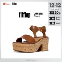 ราคา FITFLOP PLATFFORMS CORK HEELED ANKLE-S รองเท้าแตะแบบรัดส้นผู้หญิง รุ่น JF7-C15 สี BROWN (26724776808)