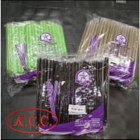 ราคา BP หลอดไข่มุก หลอดใหญ่ ห่อฟิลม์ใส สี ทอง เขียว ดำ น้ำตาล จำนวน 100 เส้น (27103632630)