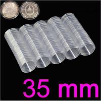 ราคา ตลับใส่เหรียญ ขนาด 35mm (แพค100ตลับ) ใส่เหรียญเนื้อเงิน 20บาท3รอบ เหรียญเนื้อเงิน150/200/300/600/800บาท 35มม 35มิล (5048666942)