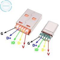 ราคา Xo94ol Fast Charge Type-C USB 65W 5A ชายเชื่อมต่อเชื่อม 5Pin PCB + ประเภท A ชาย 6 ขา USB DIY OTG ข้อมูลชาร์จชุด TH (52101894011)