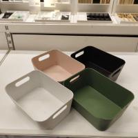 ราคา IKEA,แท้,กล่องเก็บของพลาสติก,อิเกีย,อีเกีย,กล่องใส่ของ,VARIERA,กล่องพลาสติกมีหูหิ้วอิเกีย,กล่องพลาสติกวาเรียร่า (11450321186)