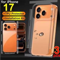 ราคา ทนทาน HD Clear Back Films สําหรับ iPhone 17 Promax - ฟิล์มกันรอยหน้าจอด้านหลังโปร่งใส - Fit Full Cover Protector สําหรับ iPhone 17Pro Air (53451706732)