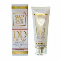 ราคา SWP Beauty House DD Cream UV White Magic Peach ดีดี ครีม 100g(1กล่อง) สีชมพู สำหรับผิวคล้ำ/ทุกสีผิว#1391 (508488555)
