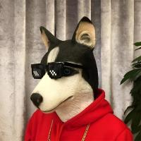 ราคา หน้ากากหัวม้าฮาโลวีนสัตว์ยางพรรคคอสเพลย์เครื่องแต่งกายผู้ใหญ่อุปกรณ์เสริม (55352851740)