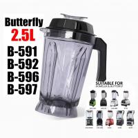 ราคา OEM Commercial Blender เหยือกสําหรับ Homelux HCB-1500 ผีเสื้อ B-591/B-592-B-596 2.5L เครื่องปั่น Jar ชุดเหยือก Balang เครื่องปั่น (53002501548)