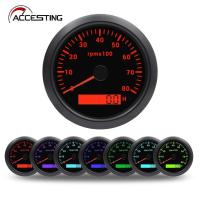 ราคา 8 นิ้วเรือ Marine Tachometer 0-8000 RPM Tachometer กันน้ํา Fogproof กันฝุ่น 7 สี Backlight จอแสดงผล LED สําหรับรถยนต์รถบรรทุกรถ Tachometer,9-32V (29250843005)