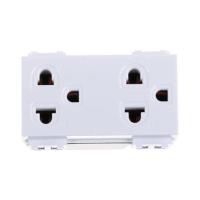 ราคา [พร้อมส่ง] HomeDoDee เต้ารับคู่ 3 ขา มีกราวด์ PANASONIC WEG 15929 เต้ารับสายไฟ เต้ารับ (10640740504)