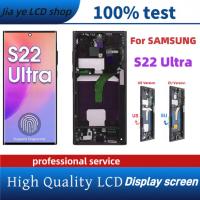 ราคา Lcd พร้อมกรอบสําหรับ SAMSUNG Galaxy S22 Ultra S908B S908B/DS จอแสดงผล LCD หน้าจอสัมผัสเปลี่ยน (27816235166)