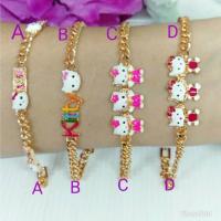 ราคา Xuping GA-29 สร้อยข้อมือเด็ก hello Kitty ชุบทอง 18k ขนาด 15cm (42471542065)