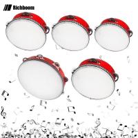 ราคา Rich Single Row Drum Handheld Tambourine Tambourine Drum ของเล่นสําหรับเด็กผู้ใหญ่ (51951541403)