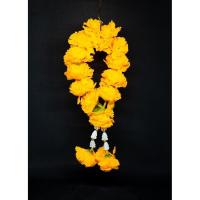 ราคา พวงมาลัยดาวเรือง พวงมาลัย ดาวเรือง ข้อมือ กลม พวงมาลัยไหว้เจ้าที่ ศาลพระภูมิ (7403393295)