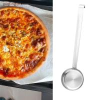 ราคา [Initiatour] สแตนเลสพิซซ่าซอสช้อนเบเกอรี่ตักซุปถ้วยมะเขือเทศด้ามยาวครัวทัพพีสําหรับเสิร์ฟกระจายครีมเครื่องมือ (56603010630)