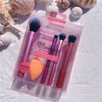 ราคา เซ็ทแปรง + ฟองน้ำแต่งหน้า 5 ชิ้น งานแปรงขนสังเคราะห์ เกรดพรีเมี่ยม (23874152029)