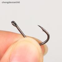 ราคา [chengdexianth] ชุดตะขอตกปลาเหล็กคาร์บอนสูง 100-500 ชิ้น, ทนทาน Barbed Fishhook Rock Fishing Tackle Gear [TH] (47602352111)