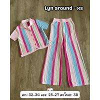 ราคา ชุดเสื้อ+กางเกง Lyn around (42551338797)