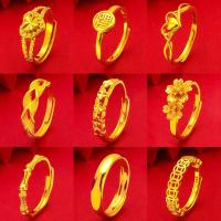 ราคา เกาหลีทองแฟชั่นแหวนดอกไม้หัวใจบิดแหวนที่เรียบง่ายไม่ขัดแหวนขายส่งของขวัญ (40800335207)