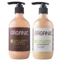 ราคา อาร์แกนิคคัลเลอร์ ดาเมจครีมนวด+แชมพู แชมพูอาร์แกนิค ครีมนวดอาร์แกนิค แอลแองเจิลอาร์แกนิค 1ชุด2ชิ้น (1392346663)