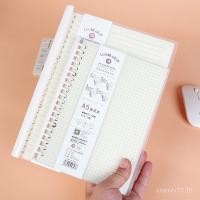 ราคา Binder A5 B5 Drawstring Clip-On Binder Notebook 16K80 แผ่นนักเรียนโปร่งใสกันน้ํา Binder (51301583654)