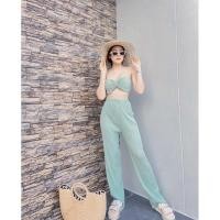 ราคา ชุดset อัดพลีทเกาะอก กางเกง (9141033937)