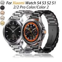 ราคา สาย สําหรับ Xiaomi Watch S4 S3 S2 S1 Pro Active นาฬิกา สาย สำรอง สาย โลหะ สแตนเลส สําหรับ Xiaomi Watch 2 Pro/2 สายสําหรับ Xiaomi Watch Color 2/Color (26023859157)