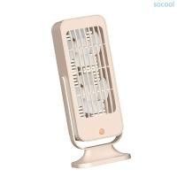 ราคา Soc* Tower Fan พัดลมระบายความร้อนตั้งโต๊ะชาร์จ USB 1200mAh พร้อมการตั้งค่าความเร็ว 3 ระดับ (58152923922)