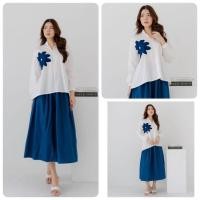 ราคา KATUN FLOWER BLOUSE ผ้าฝ้ายญี่ปุ่น LOOK ZRA ALIKE (22360307159)