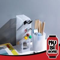 ราคา MUSI.HOME【คุณภาพดี】กล่องใส่ปากกา ชั้นวางดินสอ คอนโดปากกา กล่องเครื่องเขียน4ชั้น ชั้นวางปากกา กล่องเครื่องสำอาง P33 XX (9254045659)